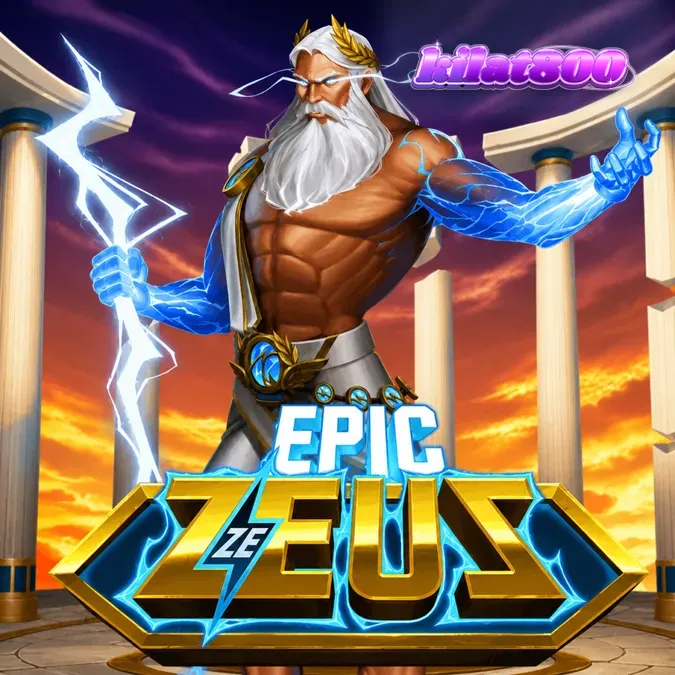 Tampilan antarmuka seluler permainan slot Epic Ze Zeus