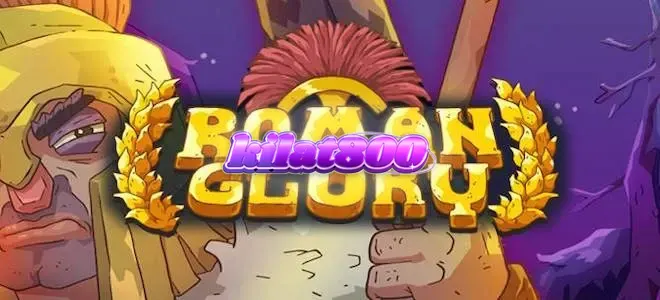 Tampilan visual permainan slot Roman Glory dengan tema kekaisaran Romawi